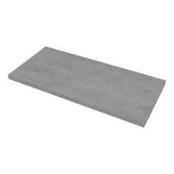 Modulo Plato Badkamermeubel Voor Waskom | 100 Cm Mat Wit Vlak Front Lichtgrijs Beton Blad 1 Lade -Modulo modulo plato badkamermeubel voor waskom 100 cm mat wit vlak front lichtgrijs beton blad 1 lade bmk11 00708 2