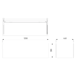 Modulo Plato Badkamermeubel Voor Waskom | 120 Cm Lichtbruin Eiken Vlak Front Lichtgrijs Eiken Blad 1 Lade 8 Modulo Plato Badkamermeubel Voor Waskom | 120 Cm Lichtbruin Eiken Vlak Front Lichtgrijs Eiken Blad 1 Lade -Modulo modulo plato badkamermeubel voor waskom 120 cm lichtbruin eiken vlak front lichtgrijs eiken blad 1 lade bmk11 01365 6