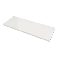 Modulo Plato Badkamermeubel Voor Waskom | 120 Cm Lichtgrijs Eiken Vlak Front Hoogglans Wit Blad 1 Lade -Modulo modulo plato badkamermeubel voor waskom 120 cm lichtgrijs eiken vlak front hoogglans wit blad 1 lade bmk11 01251 2