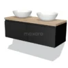 Modulo Plato Badkamermeubel Voor Waskom | 120 Cm Mat Zwart Greeploos Front Lichtbruin Eiken Blad 2 Lades Naast Elkaar 1 Modulo Plato Badkamermeubel Voor Waskom | 120 Cm Mat Zwart Greeploos Front Lichtbruin Eiken Blad 2 Lades Naast Elkaar -Modulo modulo plato badkamermeubel voor waskom 120 cm mat zwart greeploos front lichtbruin eiken blad 2 lades naast elkaar bmk12 00124