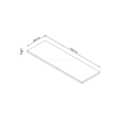 Modulo Plato Badkamermeubel Voor Waskom | 140 Cm Donkergrijs Beton Vlak Front Donkergrijs Beton Blad 4 Lades 7 Modulo Plato Badkamermeubel Voor Waskom | 140 Cm Donkergrijs Beton Vlak Front Donkergrijs Beton Blad 4 Lades -Modulo modulo plato badkamermeubel voor waskom 140 cm donkergrijs beton vlak front donkergrijs beton blad 4 lades bmk18 00096 5