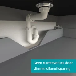 Modulo Plato Badkamermeubel Voor Waskom | 60 Cm Lichtgrijs Beton Vlak Front Mat Zwart Blad 1 Lade -Modulo modulo plato badkamermeubel voor waskom 60 cm lichtgrijs beton vlak front mat zwart blad 1 lade bmk11 01689 4