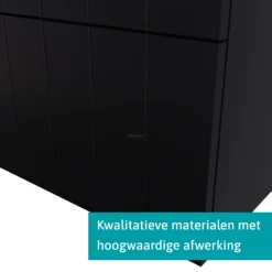 Modulo Plato Badkamermeubel Voor Waskom | 60 Cm Mat Zwart Lamel Front Donkergrijs Beton Blad 1 Lade 5 Modulo Plato Badkamermeubel Voor Waskom | 60 Cm Mat Zwart Lamel Front Donkergrijs Beton Blad 1 Lade -Modulo modulo plato badkamermeubel voor waskom 60 cm mat zwart lamel front donkergrijs beton blad 1 lade bmk11 00166 3