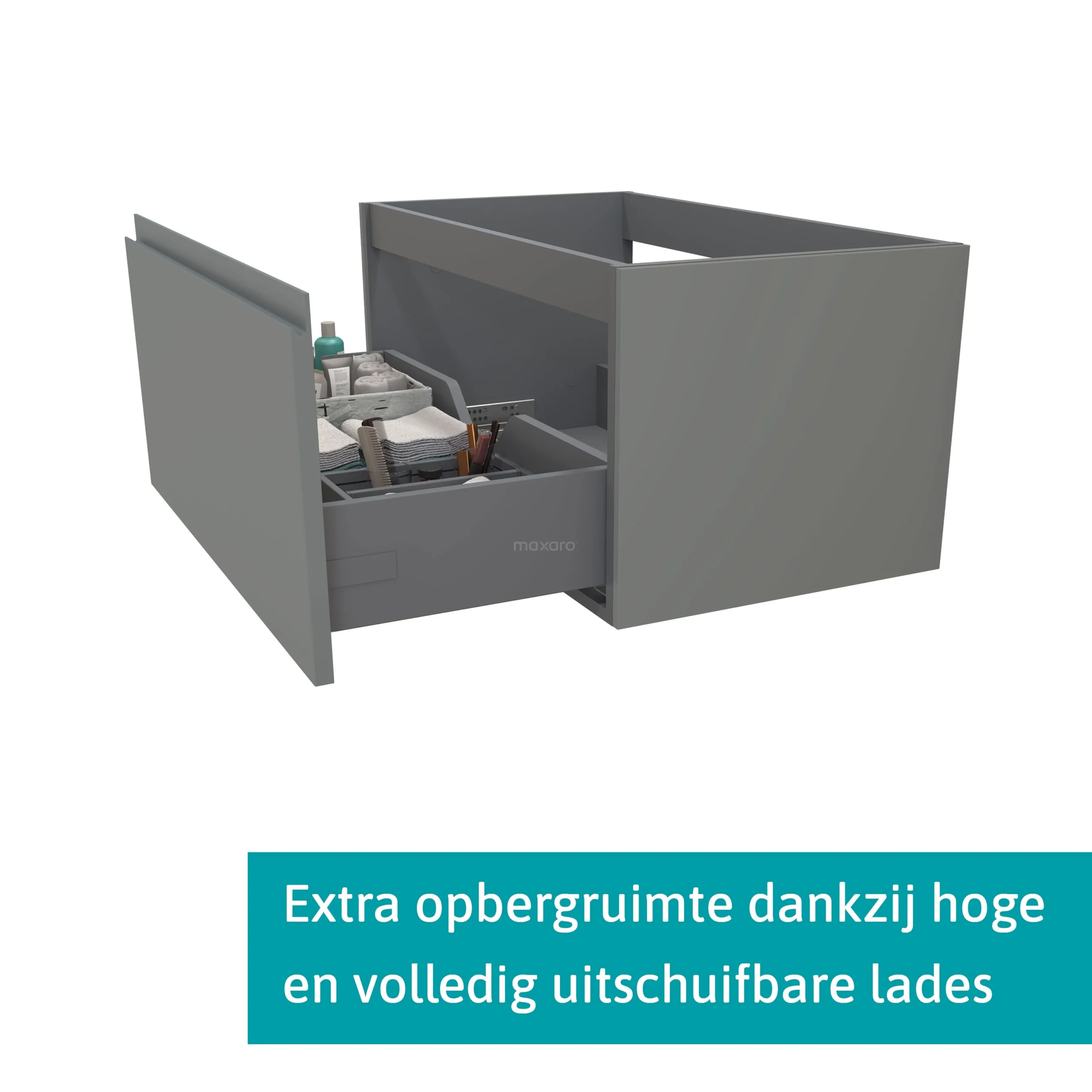 Modulo Plato Badkamermeubel voor waskom | 80 cm Middengrijs Greeploos front Hoogglans wit blad 1 lade Modulo Plato Badkamermeubel Voor Waskom | 80 Cm Middengrijs Greeploos Front Hoogglans Wit Blad 1 Lade -Modulo modulo plato badkamermeubel voor waskom 80 cm middengrijs greeploos front hoogglans wit blad 1 lade bmk11 00329 1 scaled