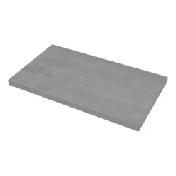 Modulo Plato Badkamermeubel Voor Waskom | 80 Cm Middengrijs Greeploos Front Lichtgrijs Beton Blad 1 Lade -Modulo modulo plato badkamermeubel voor waskom 80 cm middengrijs greeploos front lichtgrijs beton blad 1 lade bmk11 00359 2