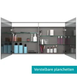 Spiegelkast Met Verlichting Modulo 120x70cm Mat Wit -Modulo spiegelkast met verlichting modulo 120x70cm mat wit k99 1200 59008 05 2