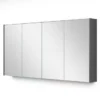Spiegelkast Met Verlichting Modulo 140x70cm Donkergrijs Beton -Modulo spiegelkast met verlichting modulo 140x70cm donkergrijs beton k99 1400 59009 51