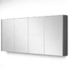 Spiegelkast Met Verlichting Modulo 160x70cm Donkergrijs Beton -Modulo spiegelkast met verlichting modulo 160x70cm donkergrijs beton k99 1600 59008 51