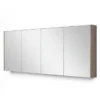 Spiegelkast Met Verlichting Modulo 180x70cm Middenbruin Eiken -Modulo spiegelkast met verlichting modulo 180x70cm middenbruin eiken k99 1800 59009 36