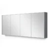 Spiegelkast Met Verlichting Modulo 180x70cm Middengrijs -Modulo spiegelkast met verlichting modulo 180x70cm middengrijs k99 1800 59009 03