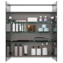 Modulo -Modulo spiegelkast met verlichting modulo 60x70cm donkergrijs k99 0600 59008 06 1