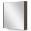 Spiegelkast Met Verlichting Modulo 70x70cm Donkerbruin Eiken -Modulo spiegelkast met verlichting modulo 70x70cm donkerbruin eiken k99 0700 59009 37