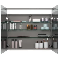 Modulo -Modulo spiegelkast met verlichting modulo 80x70cm hoogglans wit k99 0800 59008 04 1