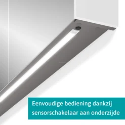 Spiegelkast Met Verlichting Modulo 80x70cm Hoogglans Wit 5 Spiegelkast Met Verlichting Modulo 80x70cm Hoogglans Wit -Modulo spiegelkast met verlichting modulo 80x70cm hoogglans wit k99 0800 59008 04 3