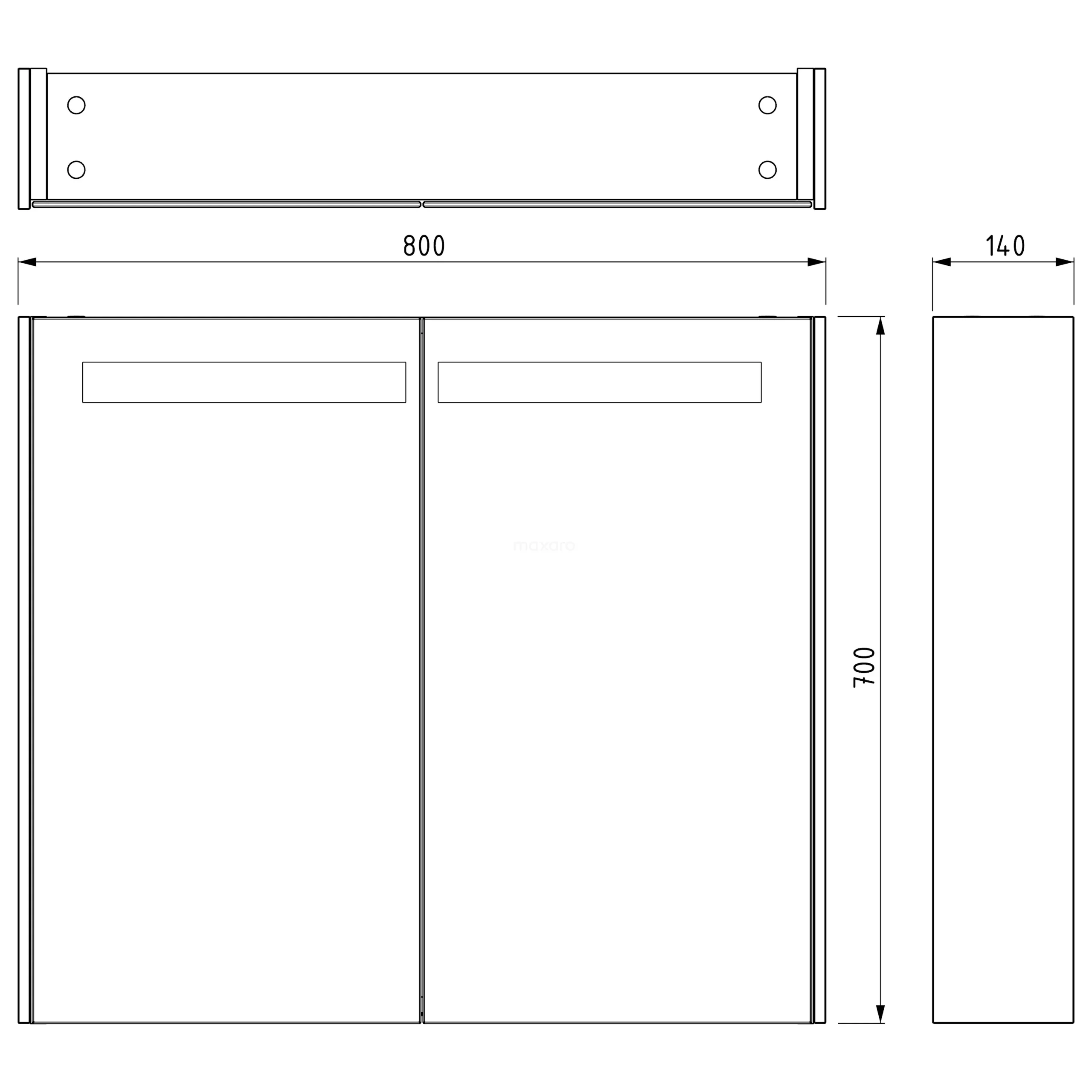 Spiegelkast Met Verlichting Modulo 80x70cm Hoogglans Wit Spiegelkast Met Verlichting Modulo 80x70cm Hoogglans Wit -Modulo spiegelkast met verlichting modulo 80x70cm hoogglans wit k99 0800 59008 04 4 scaled