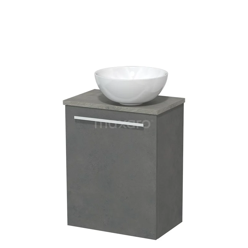 Toiletmeubel met Waskom Keramiek Modulo Donkergrijs Beton Vlak 41 cm Grijs Eiken Blad Toiletmeubel Met Waskom Keramiek Modulo Donkergrijs Beton Vlak 41 Cm Grijs Eiken Blad -Modulo toiletmeubel met waskom keramiek modulo donkergrijs beton vlak 41 cm grijs eiken blad tmk10 02713 1