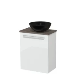 Toiletmeubel Met Waskom Keramiek Modulo Hoogglans Wit Vlak 41 Cm Donkerbruin Eiken Blad 3 Toiletmeubel Met Waskom Keramiek Modulo Hoogglans Wit Vlak 41 Cm Donkerbruin Eiken Blad -Modulo toiletmeubel met waskom keramiek modulo hoogglans wit vlak 41 cm donkerbruin eiken blad tmk10 03093 1