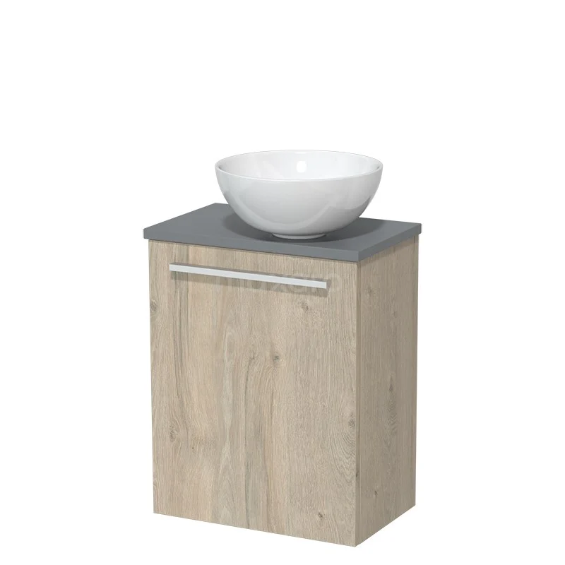 Toiletmeubel met Waskom Keramiek Modulo Lichtgrijs Eiken Vlak 41 cm Middengrijs Blad Toiletmeubel Met Waskom Keramiek Modulo Lichtgrijs Eiken Vlak 41 Cm Middengrijs Blad -Modulo toiletmeubel met waskom keramiek modulo lichtgrijs eiken vlak 41 cm middengrijs blad tmk10 01953 1