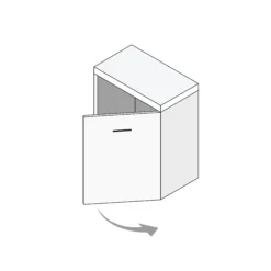 Toiletmeubel Met Waskom Keramiek Modulo Mat Zwart Greeploos 41 Cm Eiken Blad 4 Toiletmeubel Met Waskom Keramiek Modulo Mat Zwart Greeploos 41 Cm Eiken Blad -Modulo toiletmeubel met waskom keramiek modulo mat zwart greeploos 41 cm eiken blad tmk10 02976 2