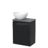 Toiletmeubel Met Waskom Solid Surface Modulo Mat Zwart Greeploos 41 Cm Middengrijs Blad -Modulo toiletmeubel met waskom solid surface modulo mat zwart greeploos 41 cm middengrijs blad tmk10 00266