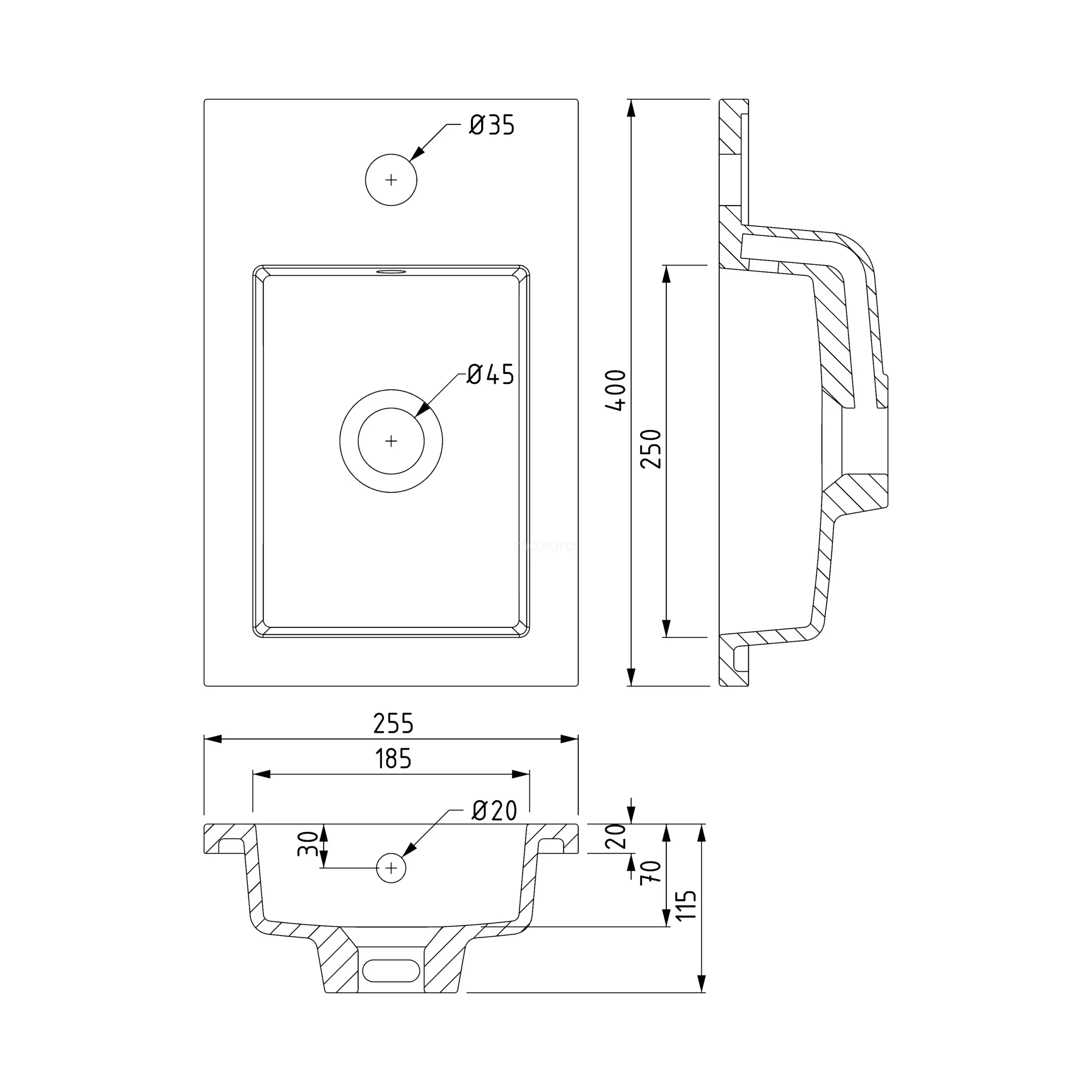 Toiletmeubel met Wastafel Mineraalmarmer Glanzend Modulo Mat Zwart 40 cm Toiletmeubel Met Wastafel Mineraalmarmer Glanzend Modulo Mat Zwart 40 Cm -Modulo toiletmeubel met wastafel mineraalmarmer glanzend modulo mat zwart 40 cm tmw10 00316 5 scaled